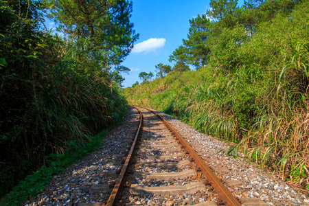 Railroad tracks.の写真素材
