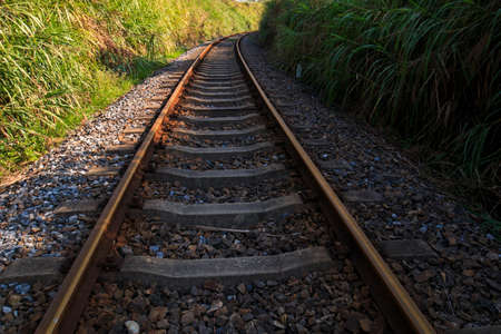 Railroad tracks.の写真素材