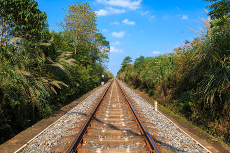 Railroad tracks.の写真素材