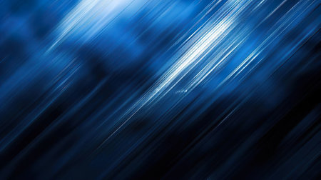 Abstract futuristic background with glowing light effect. Modern blue horizontal background with geometric diagonal layer and glowing lines. Suit for banner, poster, cover, header, flyer, brochure, website, presentationの素材