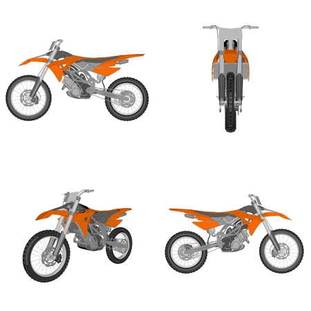 cartoon dirtbikeの写真素材