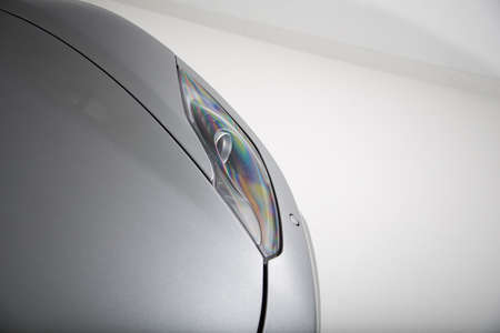 Detail shot of car headlightの写真素材