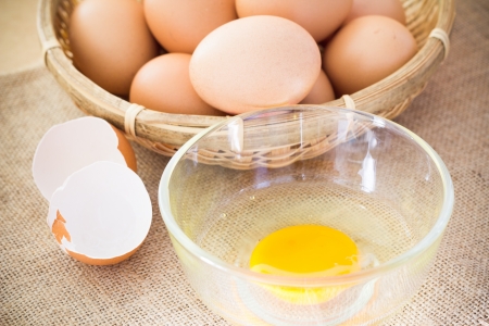 Eggs, Fresh Eggの写真素材