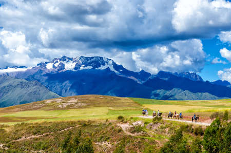 The Andes in Peruのeditorial素材