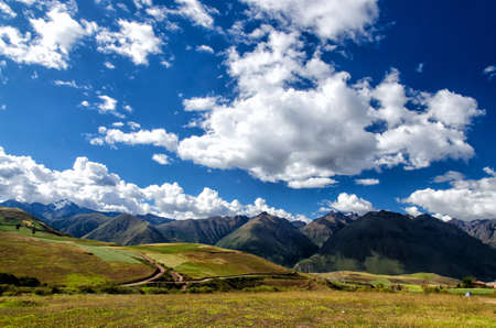 The Andes in Peruの写真素材