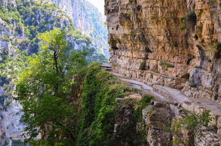 Canyon of Vikosの写真素材