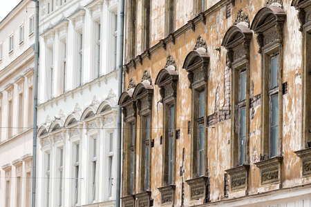 Front of a building in Krakowの写真素材