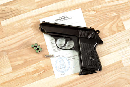 gun licenceの写真素材