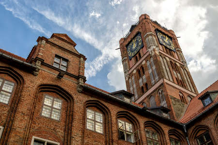historic oldtown of Torun in eastern Poland