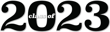 vector illustration. Class 0f 2023. Class 0f 2024. Graduationのイラスト素材