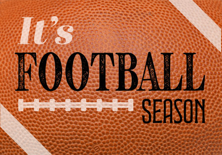 It's Football Season - American Footballの写真素材
