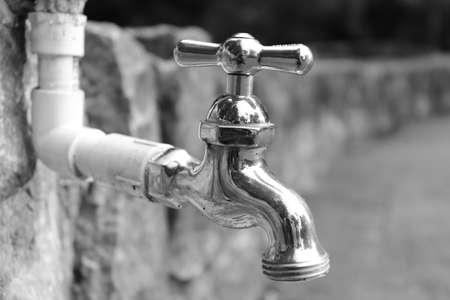water fountain in iconic parkの写真素材