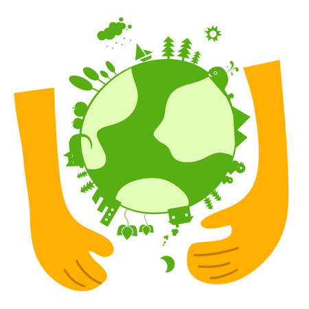 Protect our earthの写真素材