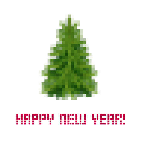 Happy New Year Card, Vector Illustration のイラスト素材