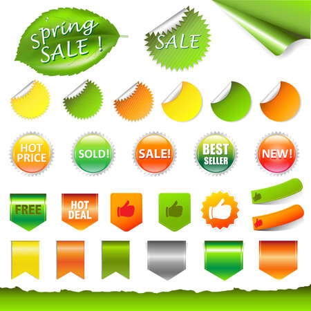 Spring Sale Setのイラスト素材