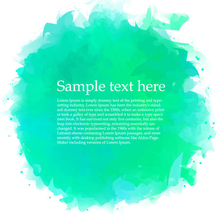 Watercolor Spot, Watercolor Abstract Backgroundのイラスト素材