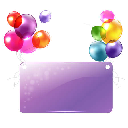 Happy Birthday Greetings, Isolated On White Background Illustrationのイラスト素材