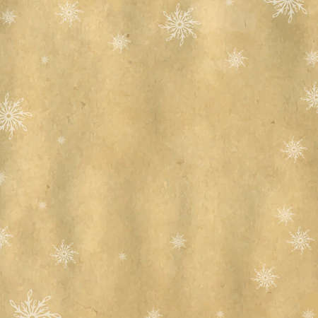 Christmas Background With Snowflaks With Gradient Mesh,  Illustrationのイラスト素材