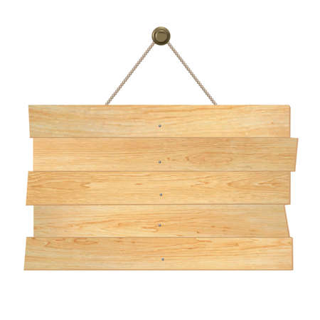 Wood Board, With Gradient Mesh, Vector Illustrationのイラスト素材