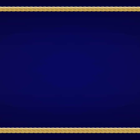 Blue Background With Rope, With Gradient Mesh, Vector Illustrationのイラスト素材