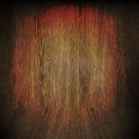 Dark Wood Texture, With Gradient Mesh, Vector Illustrationのイラスト素材