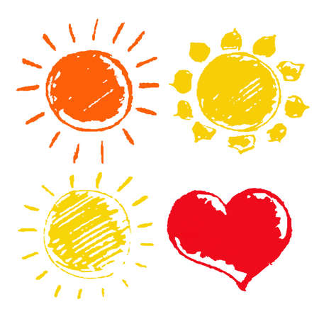 Hand Draw Symbol Illustrationのイラスト素材