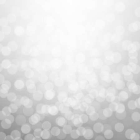 Silver Bokeh Background With Gradient Mesh, Vector Illustrationのイラスト素材