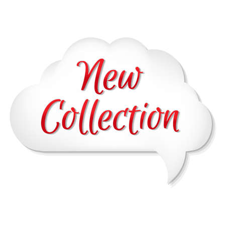 Web New Collection Speech Bubble Set With Gradient Mesh, Vector Illustrationのイラスト素材