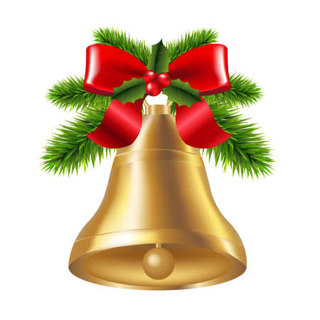 Bell With Gradient Mesh, Vector Illustrationのイラスト素材