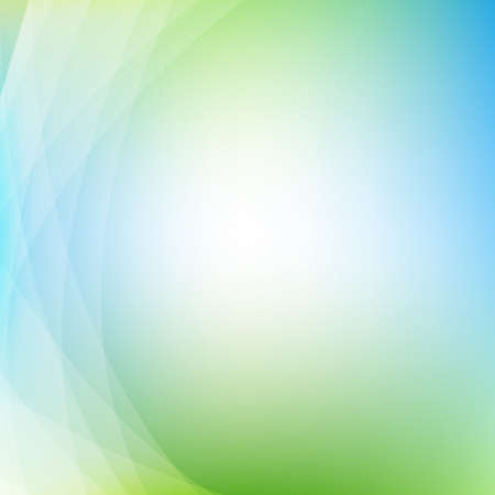 Green Background With Line With Gradient Mesh, Vector Illustrationのイラスト素材