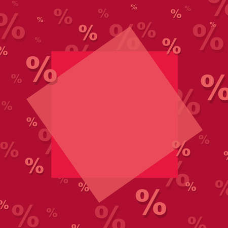 Red Sale Poster With Gradient Mesh, Vector Illustrationのイラスト素材