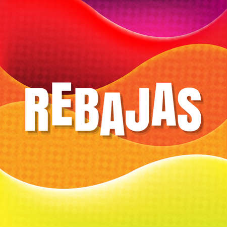 Sale Poster With Colorful Background With Gradient Mesh, Vector Illustrationのイラスト素材