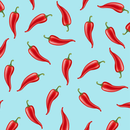Hot Chilli Pepper Mint Backgroundのイラスト素材
