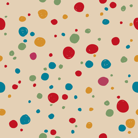 abstract seamless pattern background, hand drawn, kids style, colored vector graphic design illustration.のイラスト素材