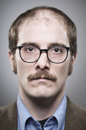 Nerd Portraitの写真素材