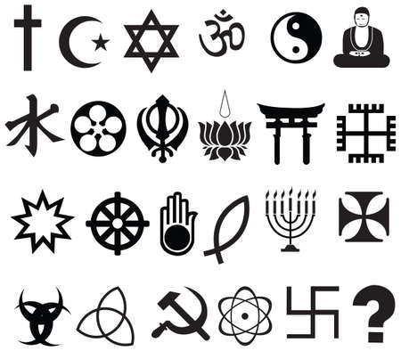 world religion symbolのイラスト素材