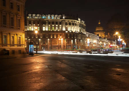 Night Saint-Petersburg.の写真素材