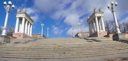 Volgograd. Central embankment.のeditorial素材