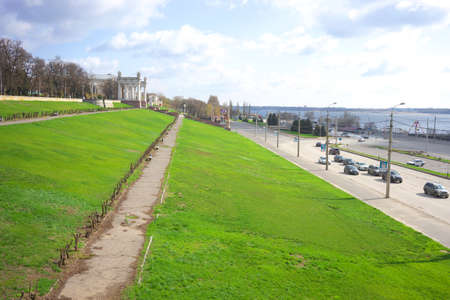 Volgograd. Central embankment.のeditorial素材