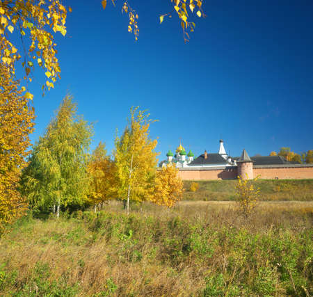 Autumn landscape in Suzdal.