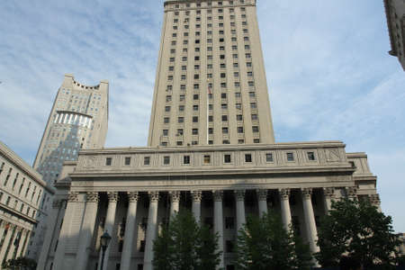 US Court House in New York Cityの写真素材