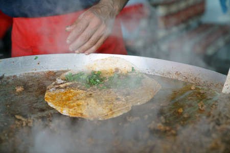 mersin tantuni dish ready to sellの写真素材