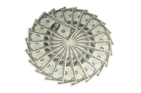 United States one-dollar billの写真素材