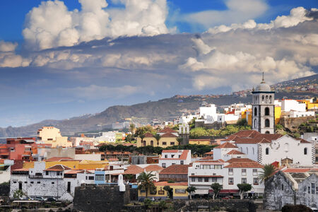 Garachico Town in Tenerife, Spain の写真素材