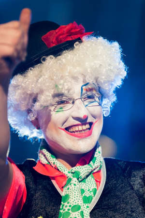 TENERIFE, january 20: Carnival groups and costumed characters, parade through the streets of the...