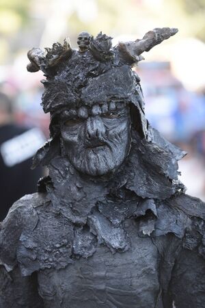 TENERIFE, SPAIN - MARCH 05, 2019 The Carnival in the streets is pure color, fun and a lot of rhythm. March 05, 2019のeditorial素材