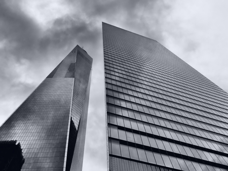 Modern office building skyscrapersの写真素材