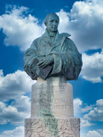 Bartolomeo Borghesi statue in San Marino