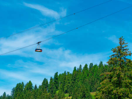 calbe car in the mountains in summerの写真素材