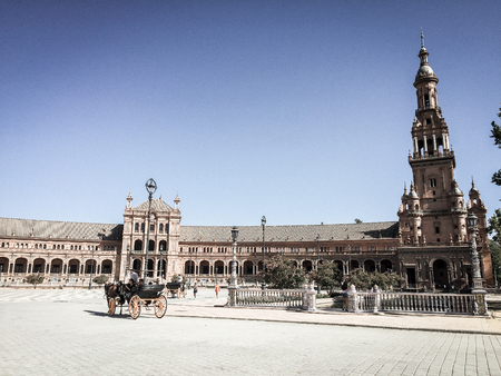 Plaza Spain -Sevillaのeditorial素材